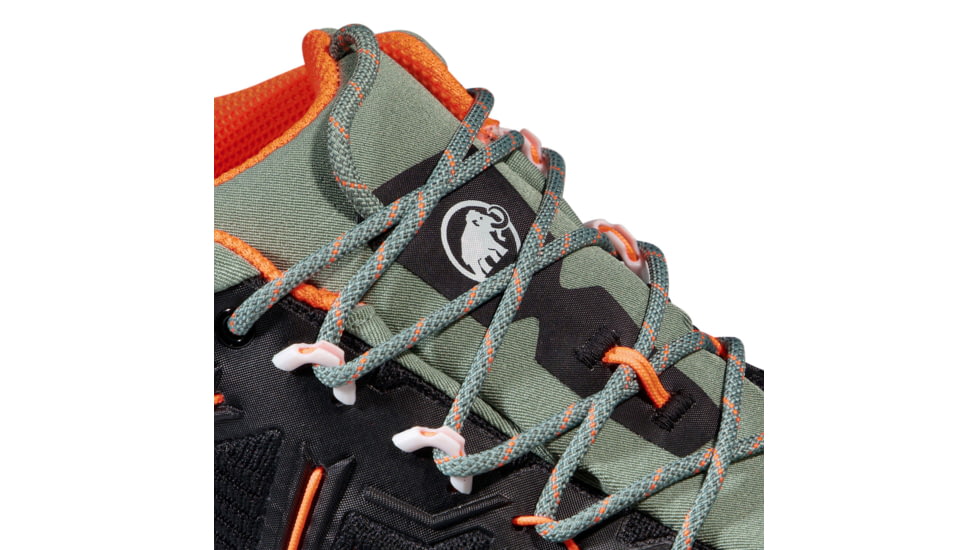Mammut Alnasca Knit III Low Approach Shoes - Womens, Black-Jade, US 8, 3020-06530-9232-1065