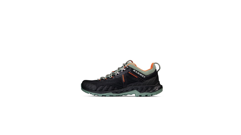 Mammut Alnasca Knit III Low Approach Shoes - Womens, Black-Jade, US 8, 3020-06530-9232-1065