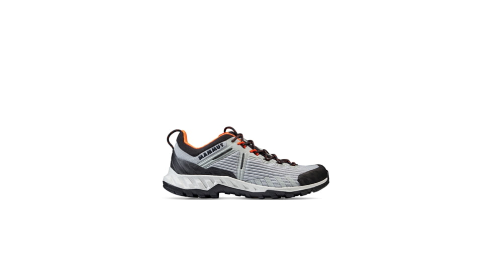 Mammut Alnasca Knit III Low Approach Shoes - Womens, Ice Gray-Black, US 5, 3020-06530-00770-1035