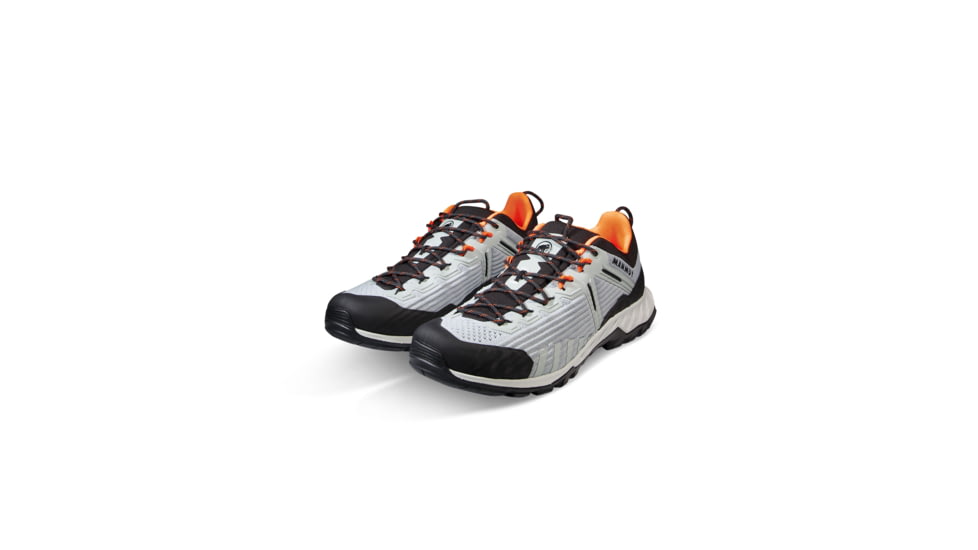 Mammut Alnasca Knit III Low Approach Shoes - Womens, Ice Gray-Black, US 5, 3020-06530-00770-1035