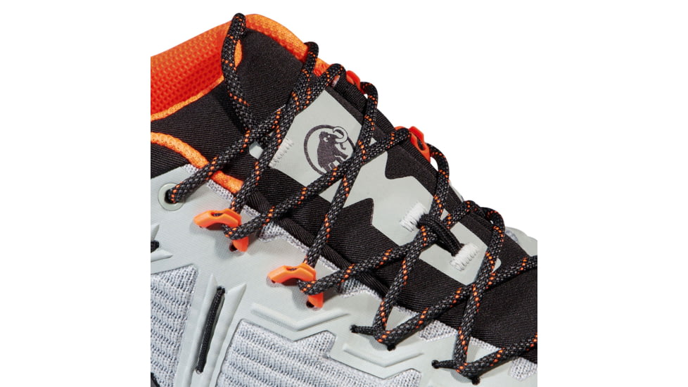 Mammut Alnasca Knit III Low Approach Shoes - Womens, Ice Gray-Black, US 5, 3020-06530-00770-1035