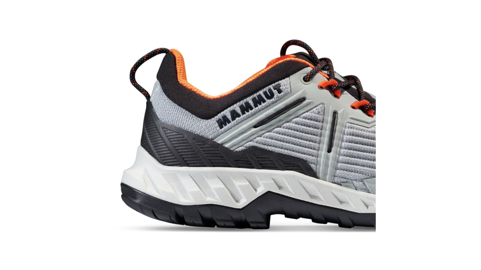 Mammut Alnasca Knit III Low Approach Shoes - Womens, Ice Gray-Black, US 5, 3020-06530-00770-1035