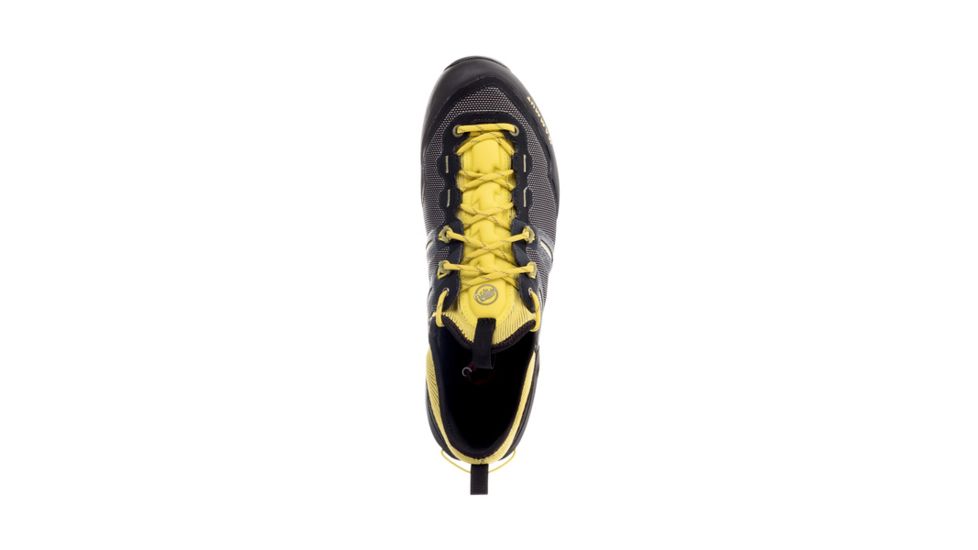 Mammut Alnasca Knit Low GTX Approach Shoes - Mens, Black-Citron, US 11, 3020-06070-00182-1100