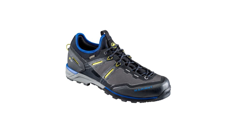 Demo, Mammut Men's Alnasca Knit Low GTX MUSTER Boots, Black - Ultramarine, 9.5, 302006071001421000-DEMO