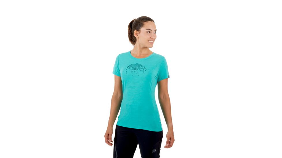 Mammut Alnasca T-Shirt - Womens, Atoll, L, 1017-00080-4997-115