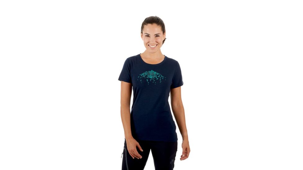 Mammut Alnasca T-Shirt - Womens, Marine, M, 1017-00080-5118-114
