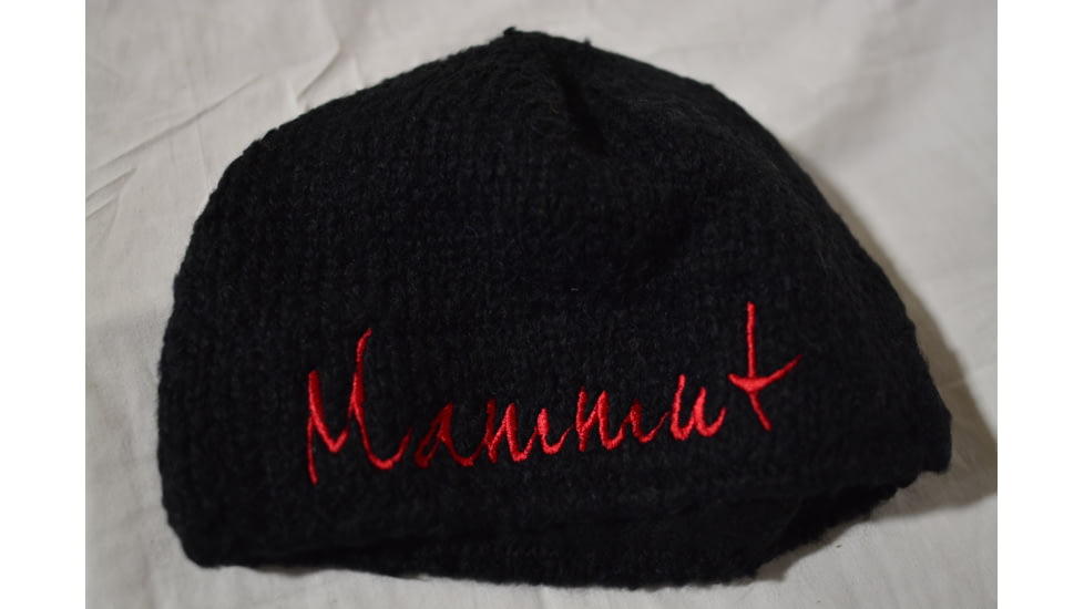 Mammut Alpaca Beanie-One Size-Black/Inferno