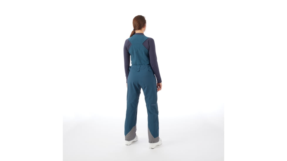Mammut Alvier Hardshell Soft Bib Pants - Womens, Wing Teal, 8, 1020-12360-50227-38-10