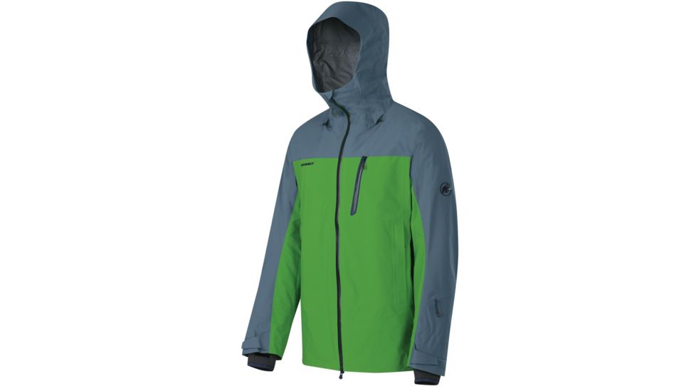 Mammut Alvier HS Hooded Jacket - Men's, Basil/Chill, Large, 250649