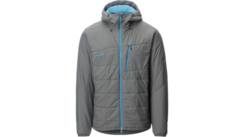 Mammut Alvier IN Hooded Jacket - Men's-Titanium Melange-Small