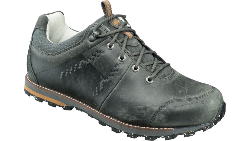 Mammut Alvra Low Leather Casual Shoe - Men's, Dark Graphite-Timber, US 11, 3020-05820-00091-1100