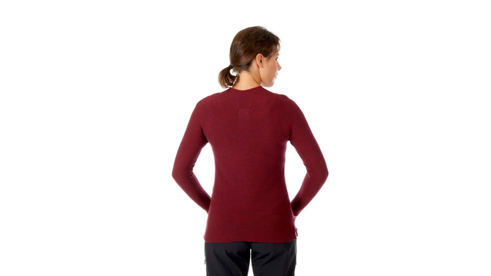 Demo, Mammut Alvra Midlayer Pullover - Women's, Small, Beet Melange, 1014-00270-3494-113