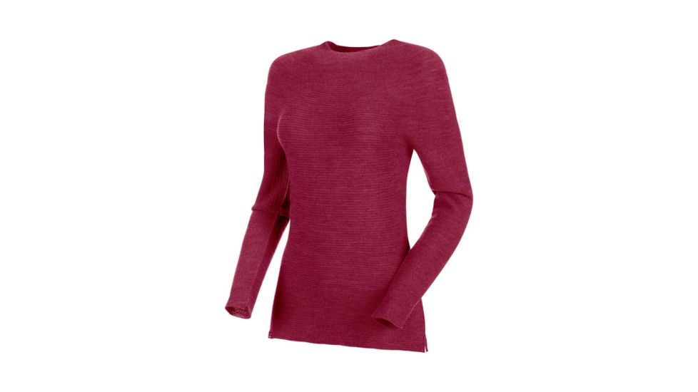 Demo, Mammut Alvra Midlayer Pullover - Women's, Small, Beet Melange, 1014-00270-3494-113