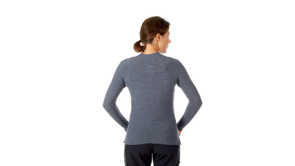 Mammut Alvra Midlayer Pullover - Women's, 2XS, Titanium Melange, 1014-00270-0998-111