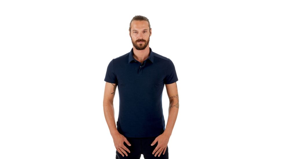 Mammut Alvra Polo - Mens, Marine, M, 1017-00011-5118-114