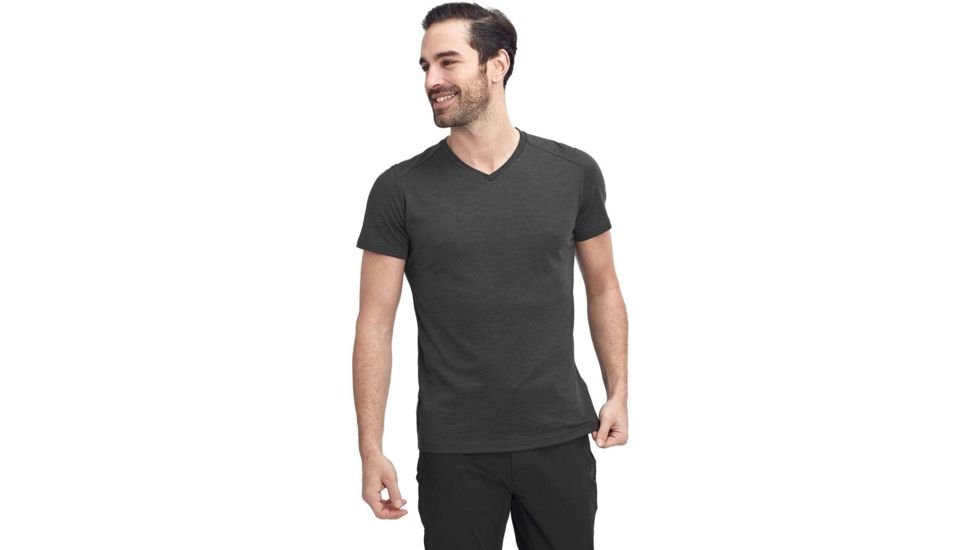Mammut Alvra T-Shirt - Mens, Black Melange, Extra Large, 1017-01850-0033-116