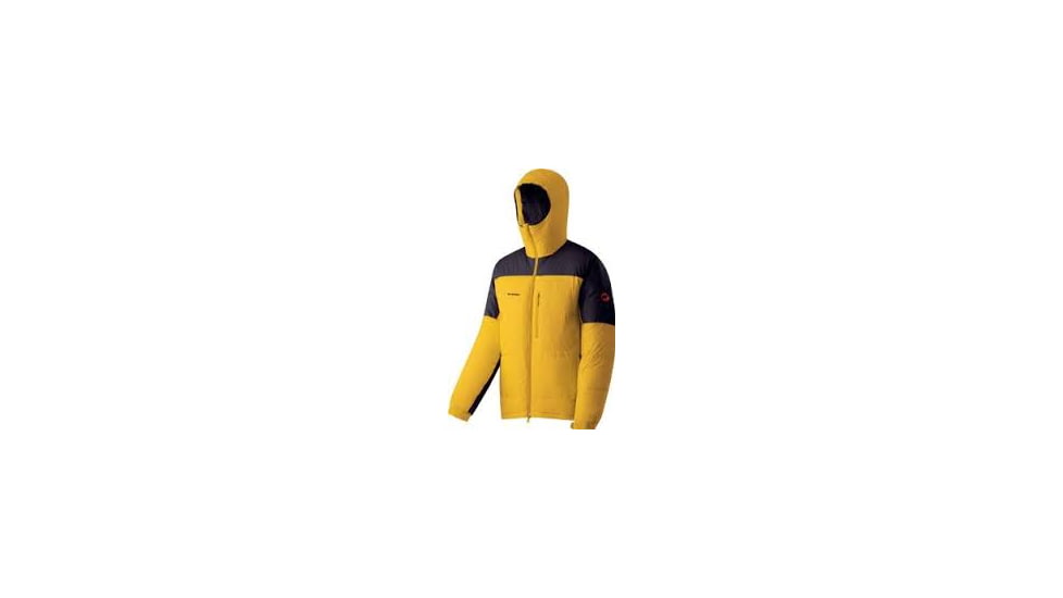 Mammut Ambler Hooded Jacket-Men's-Yellow/Carbon-Large