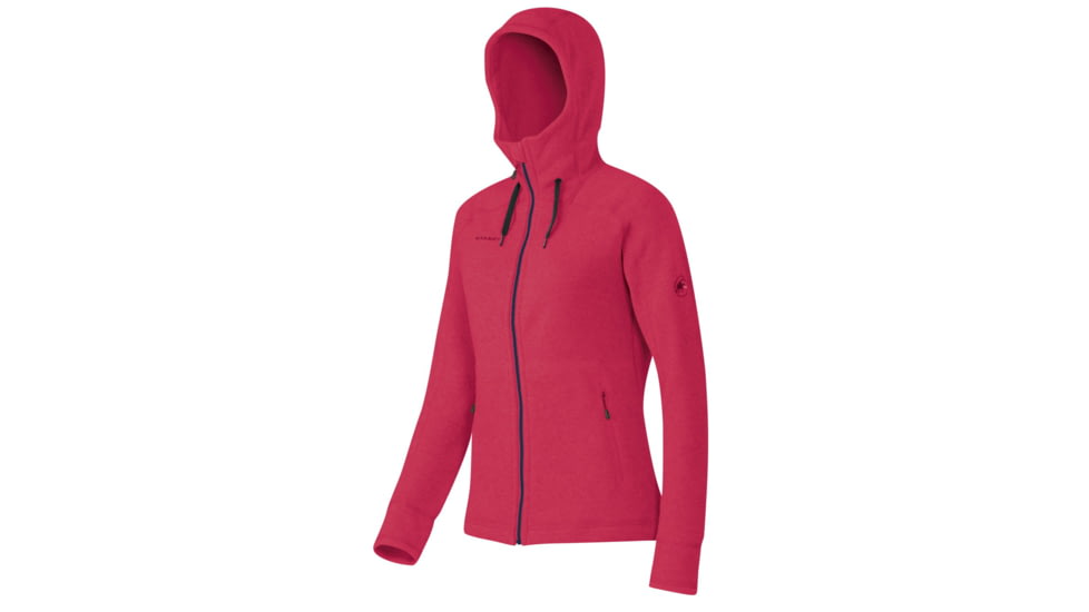 Mammut Arctic Hooded Midlayer Jacket - Women's-Light Carmine-Large