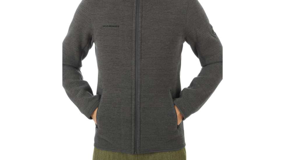 Mammut Arctic Midlayer Jacket - Mens, Phantom-Black Melange, 2XL, 1014-10394-00162-117