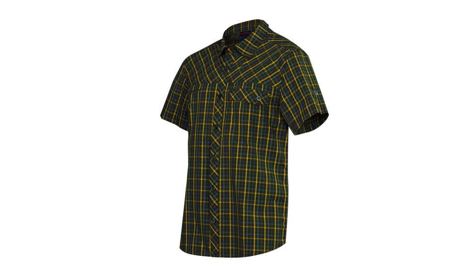 Mammut Asko Shirt - Men's-Bison / Yellow-Medium
