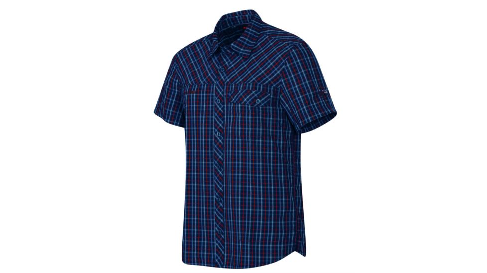 Asko Shirt - Mens-Marine/Dark Carmine-Medium