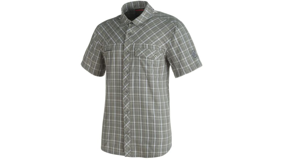 Mammut Asko Shirt - Men's-Titanium/White-Small