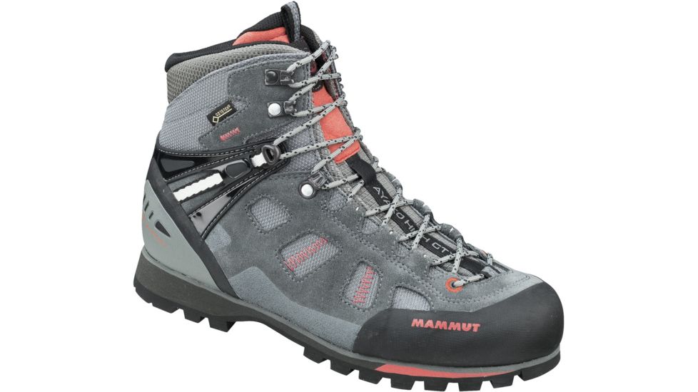 Demo, Mammut Women's Ayako High GTX MUSTER Boots, Grey - Dark Barberry, 7, 302005441000391000-DEMO