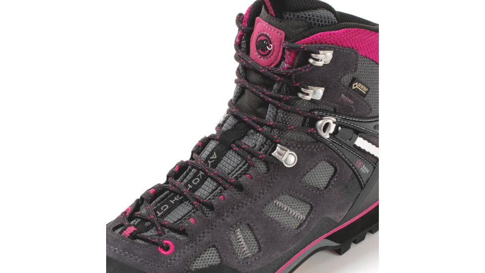 Mammut Ayako High GTX Backpacking Boots - Womens, Dark Titanium/Dark Pink, 9.5 US, 3020-05440-00294-1080