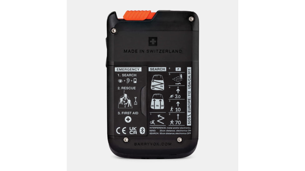 Mammut Barryvox S2 Transceiver, Black, One Size, 2620-00380-0001-1