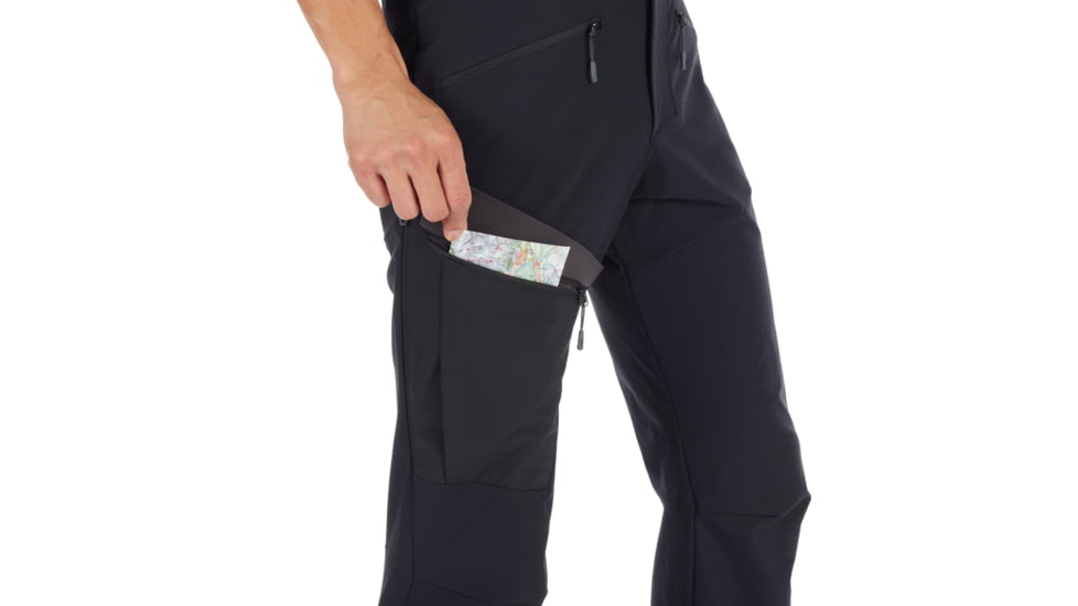 Mammut Base Jump SO Touring Pants - Mens, Black/Phantom, US 38, 1021-00120-00189-54-10