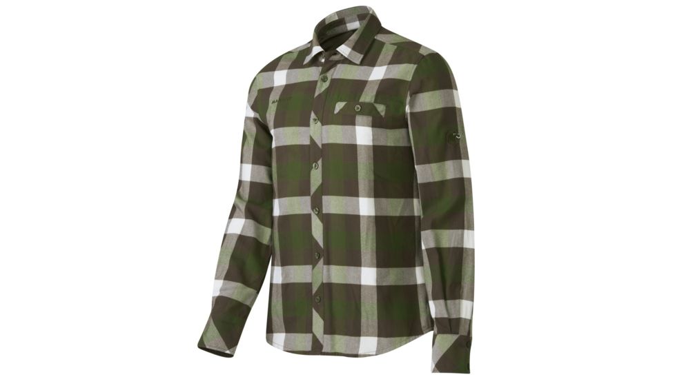 Mammut Belluno Winter Shirt - Men's-Seaweed/Dark Flint-Small