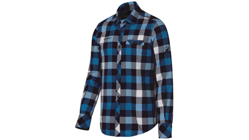 Mammut Belluno Winter Shirt - Men's-Dark Cyan/Marine-X-Large