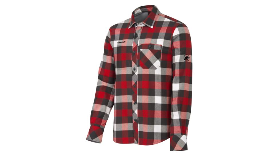 Mammut Belluno Winter Shirt - Mens-Dark Inferno/Graphite-Small