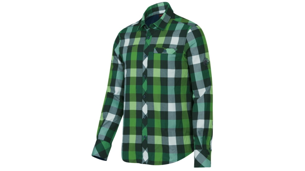 Mammut Belluno Winter Shirt - Mens-Forest/Basil-X-Large