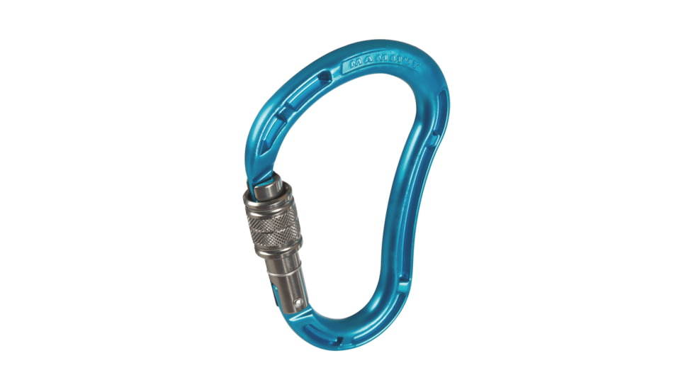 Mammut Bionic Mythos Screw Gate Carabiner, Aqua, 2040-01521-1569-1