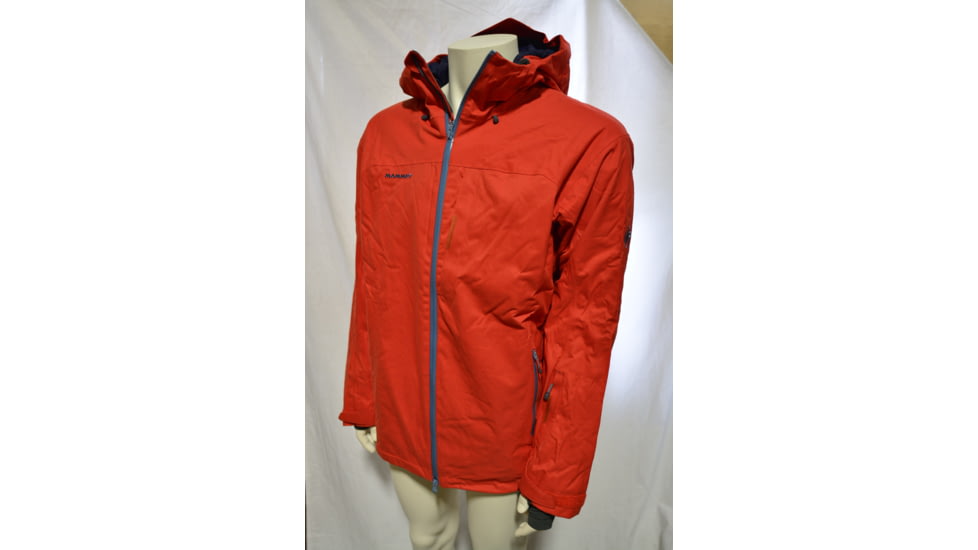 Mammut Bormio HS Hooded Jacket-Men's-Large-Dark Orange