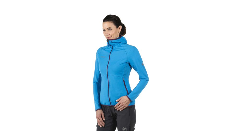 Mammut Botnica Light ML Hooded Fleece Jacket - Womens, Atlantic, Small, 1010-21730-5865-113