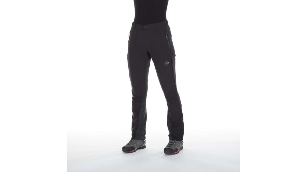Mammut Botnica Softshell Pants - Womens, Black/Black, 6, 30, 1020-10900-0052-36-10