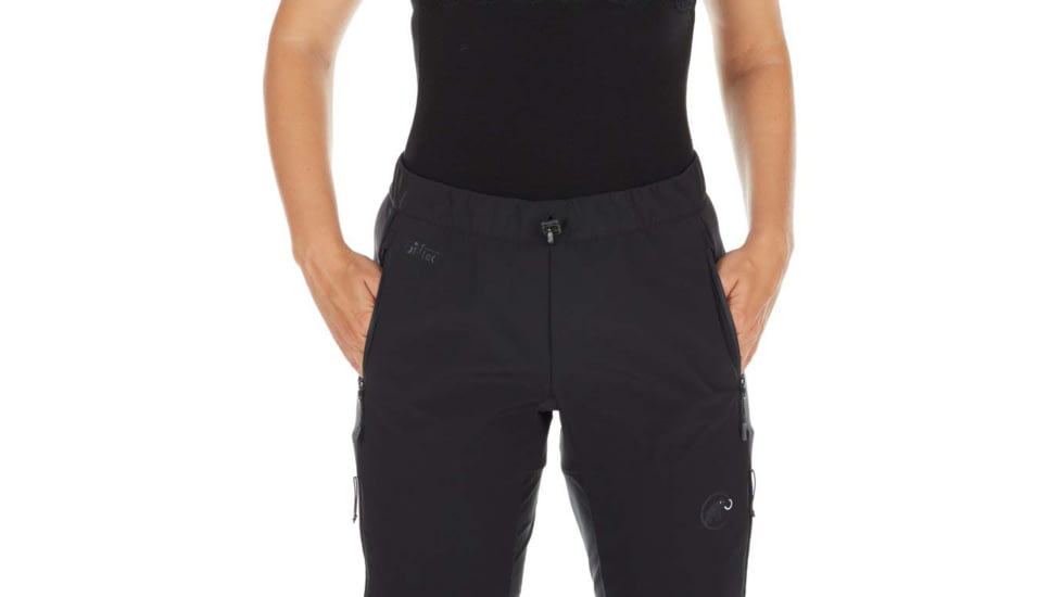 Mammut Botnica Softshell Pants - Womens, Black/Black, 6, 30, 1020-10900-0052-36-10