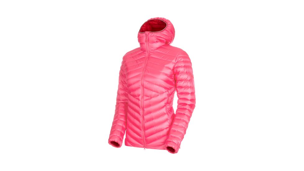 Mammut Broad Peak Hooded Down Insulated Jacket - Womens, Dragon Fruit/Scooter, Extra Small, 1013-00350-3559-112
