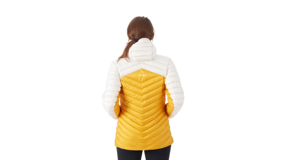 Mammut Broad Peak Hooded Down Insulated Jacket - Womens, Golden/Bright White, Medium, 1013-00350-1247-114