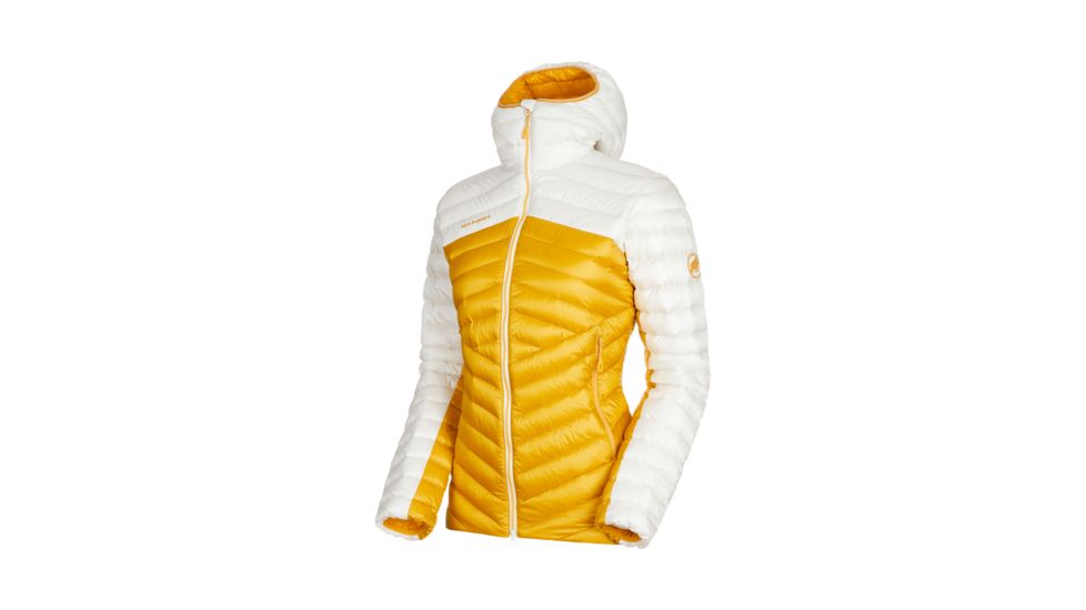 Mammut Broad Peak Down Insulated Hooded Jacket - Womens, Golden/Bright White, Small, 1013-00350-3559-113