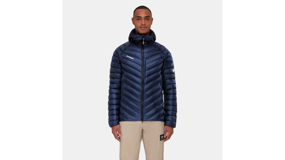 Mammut Broad Peak IN Hooded Jacket - Mens, Marine/Black, Extra Large, 1013-02962-5975-116