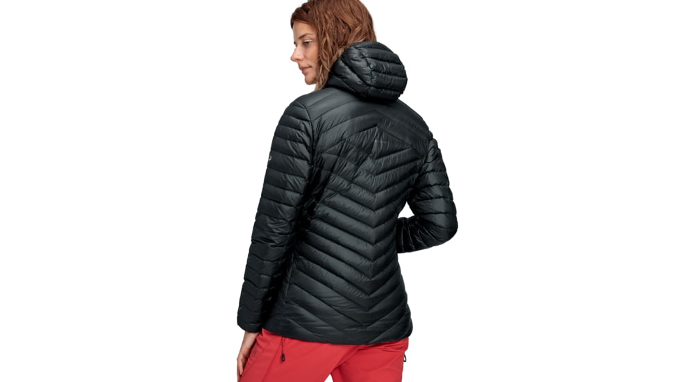 Mammut Broad Peak IN Hooded Jacket - Womens, Black/Phantom, Large, 1013-00350-00189-115