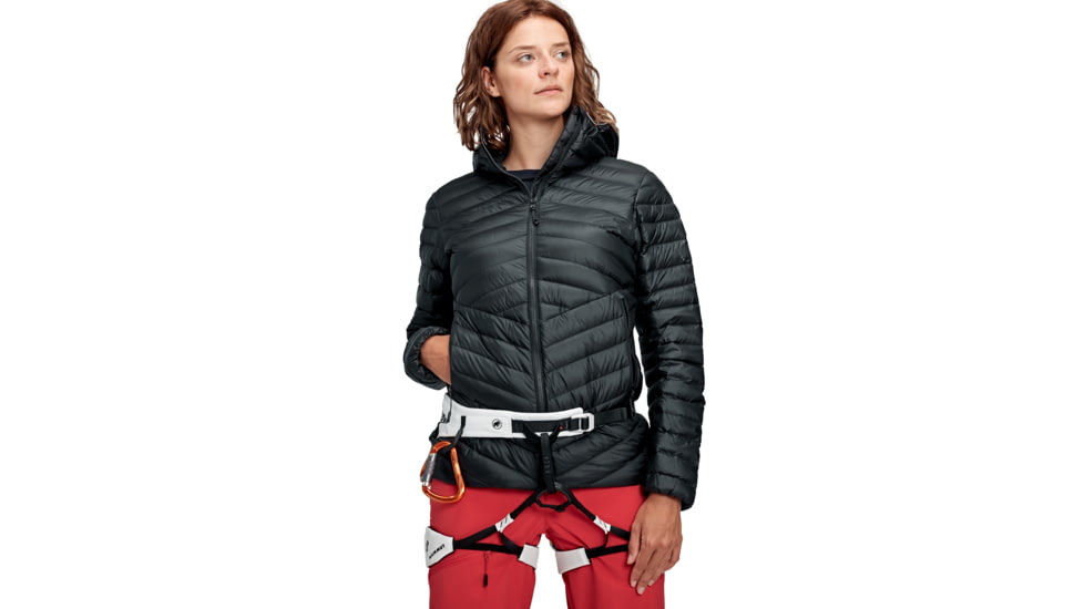 Mammut Broad Peak IN Hooded Jacket - Womens, Black/Phantom, Large, 1013-00350-00189-115