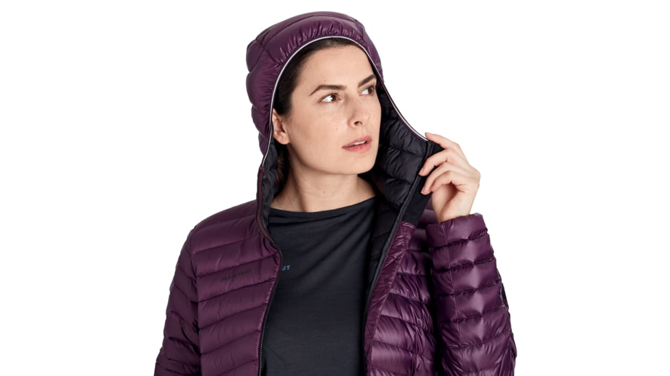 Mammut Broad Peak IN Hooded Jacket - Womens, Blackberry, Large, 1013-00350-6380-115