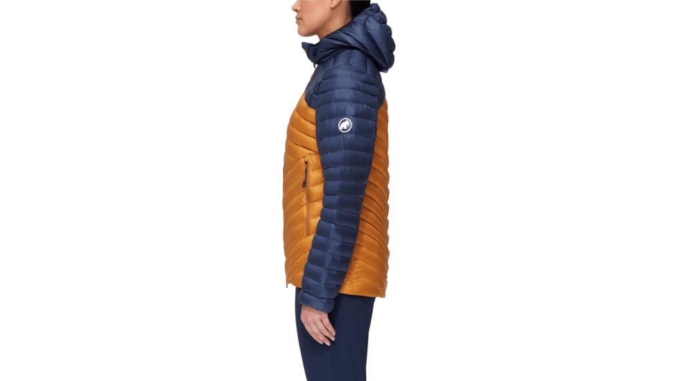 Mammut Broad Peak IN Hooded Jacket - Womens, Cheetah/Marine, Small, 1013-00350-7508-113