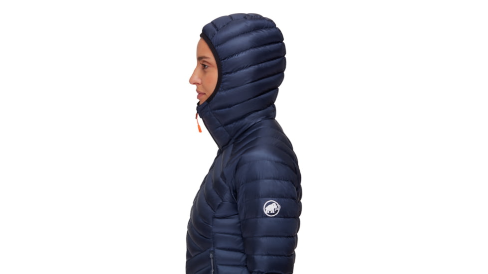 Mammut Broad Peak IN Hooded Jacket - Womens, Marine/Black, Large, 1013-02970-5975-115