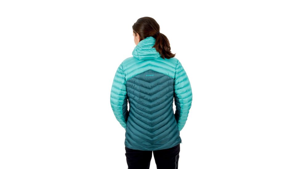 Mammut Broad Peak Insulated Hooded Jacket - Womens, Teal-Atoll, Extra Large, 1013-00350-40027-116