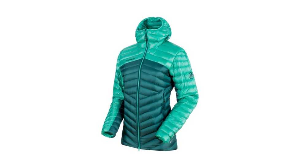 Mammut Broad Peak Insulated Hooded Jacket - Womens, Teal-Atoll, Extra Large, 1013-00350-40027-116
